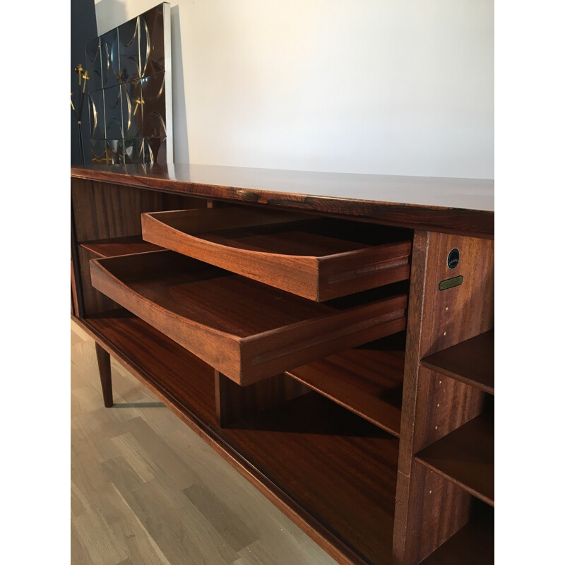 Scandinavian rosewood sideboard, Arne VODDER - 1950s