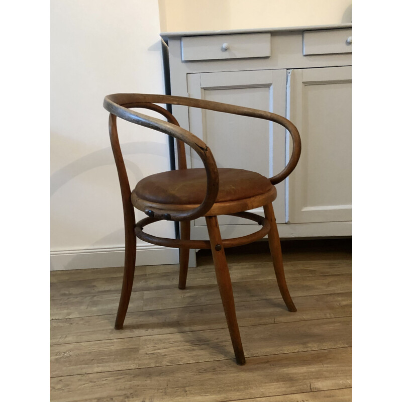 Vintage-Sessel aus gebogenem Holz
