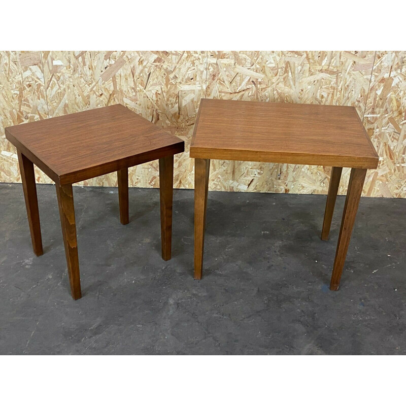 Coppia di tavolini danesi vintage, 1960-1970