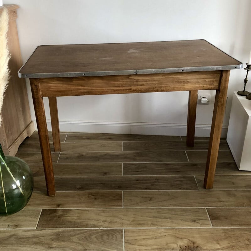 Vintage farm table in solid wood