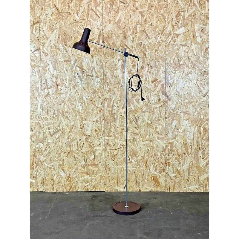 Vintage metalen vloerlamp, 1960