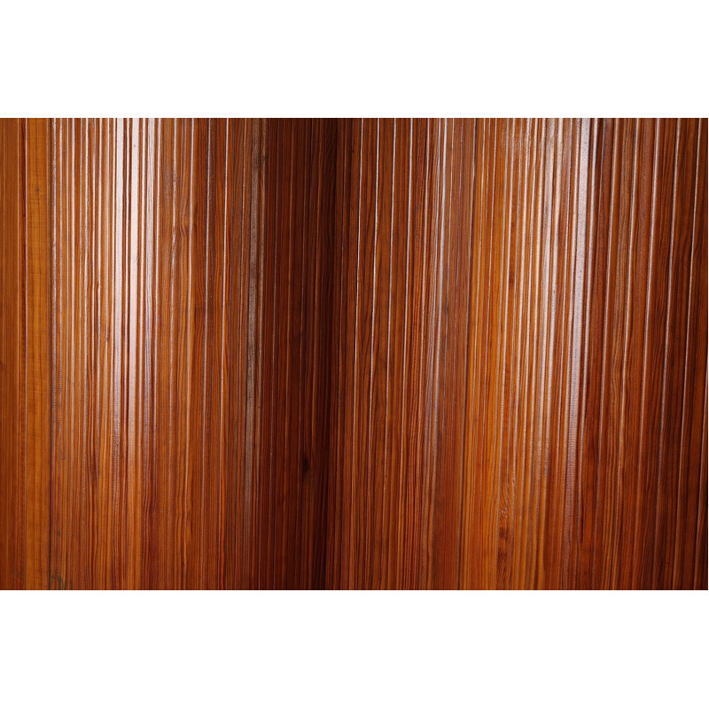 Baumann winding wood screen - 1950s