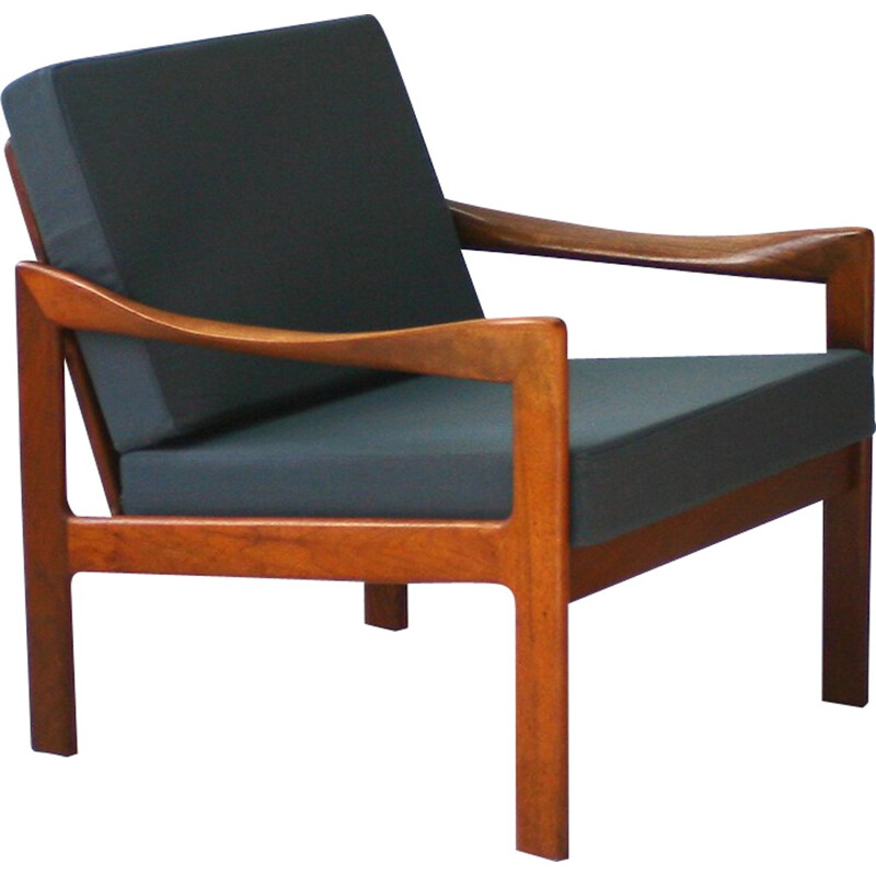 Niels Eilersen mid-century easy chair, Illum WIKKELSO - 1960s