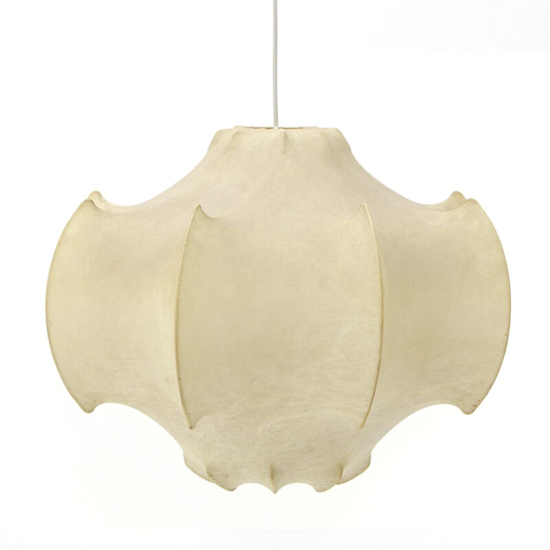 Vintage "Viscontea" cocoon chandelier by Achille and Pier Giacomo Castiglioni for Flos, 1960s