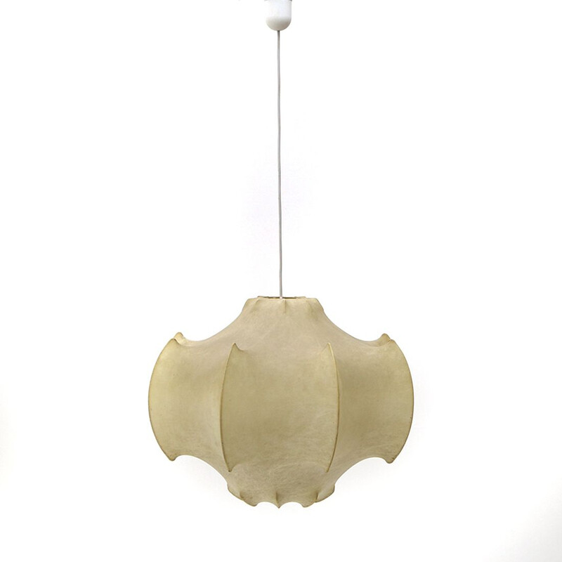 Vintage "Viscontea" cocoon chandelier by Achille and Pier Giacomo Castiglioni for Flos, 1960s