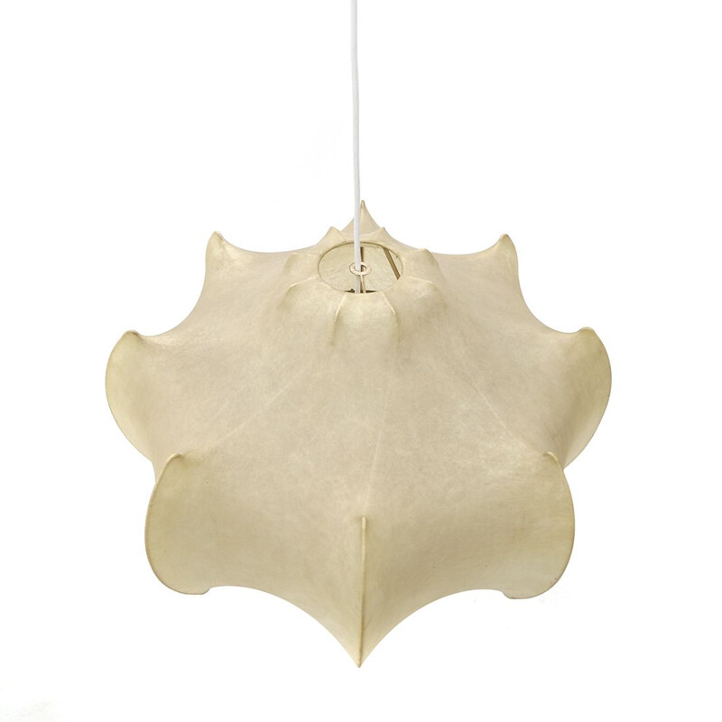 Vintage "Viscontea" cocoon chandelier by Achille and Pier Giacomo Castiglioni for Flos, 1960s