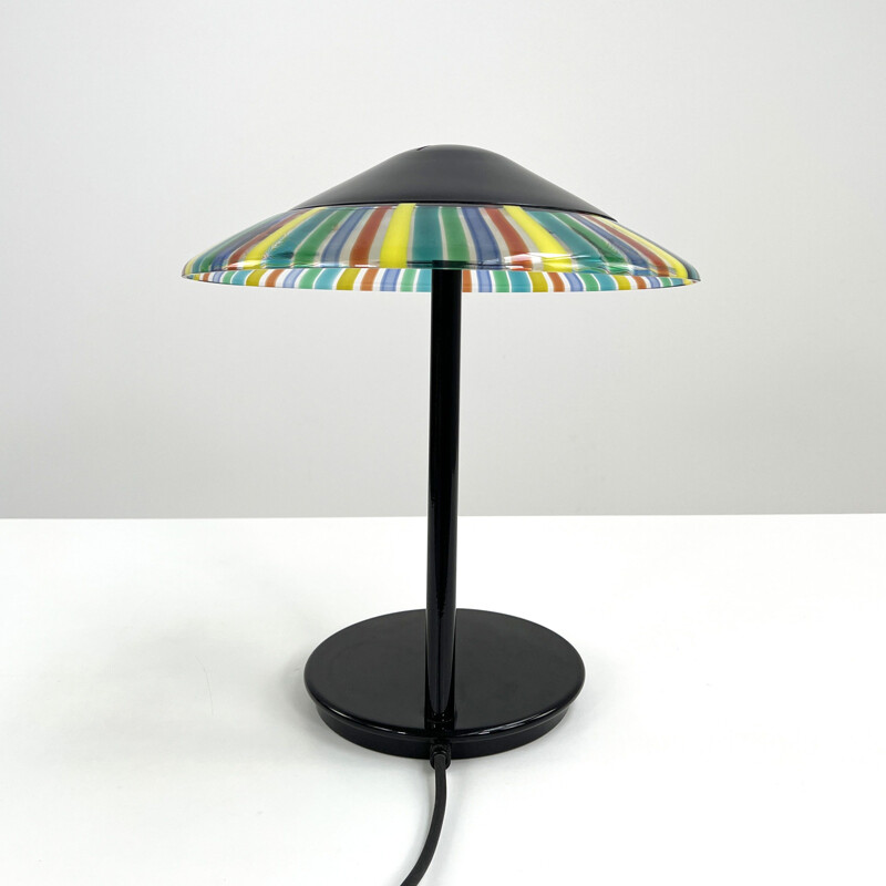 Vintage Murano glass Alò lamp by Mauro Marzollo for Itre, Italy 1980s
