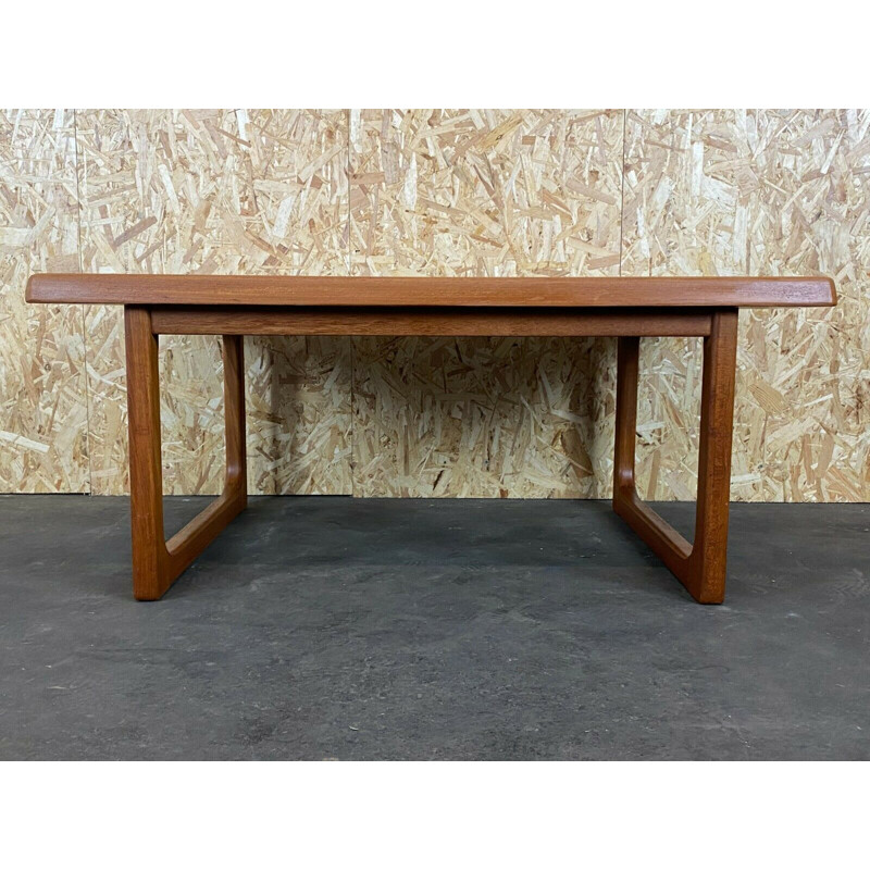 Vintage teakhouten salontafel van Niels Bach, Denemarken 1960