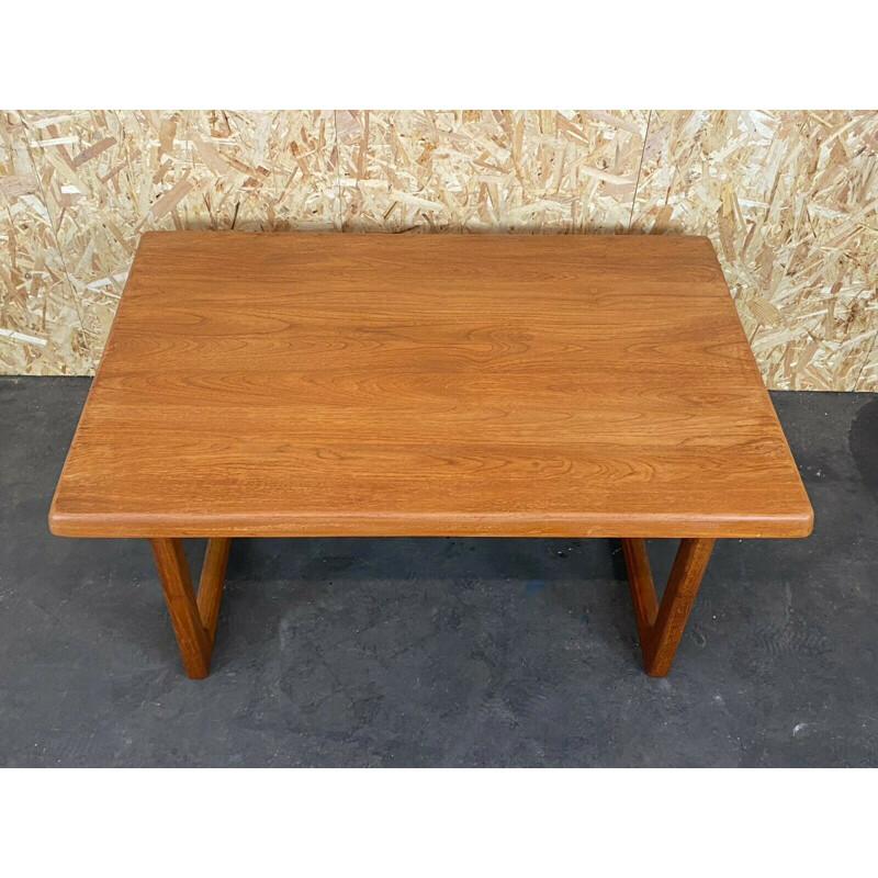 Tavolino vintage in teak di Niels Bach, Danimarca 1960