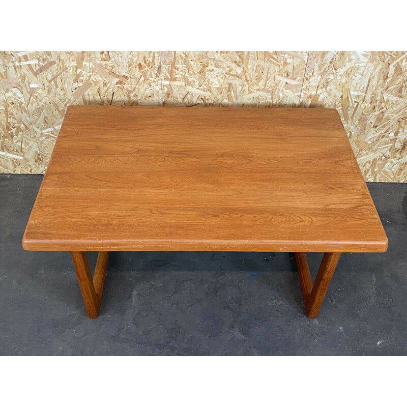 Vintage teak coffee table by Niels Bach, Denmark 1960