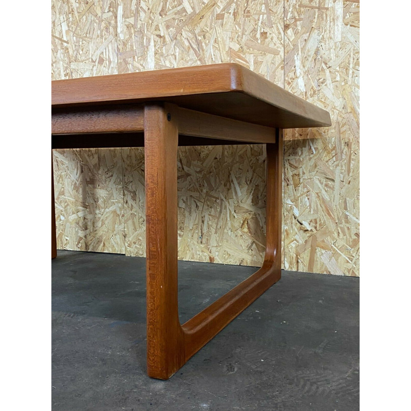 Vintage teakhouten salontafel van Niels Bach, Denemarken 1960