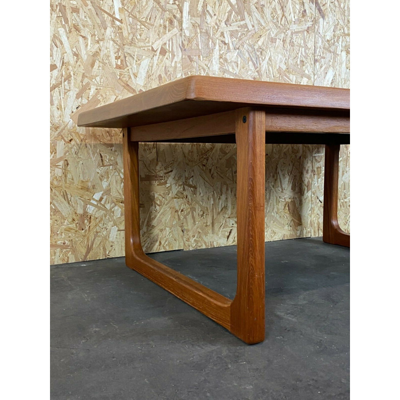 Mesa de café Vintage de teca de Niels Bach, Dinamarca 1960