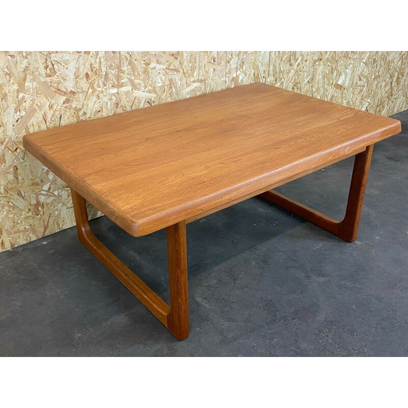 Mesa de café Vintage de teca de Niels Bach, Dinamarca 1960