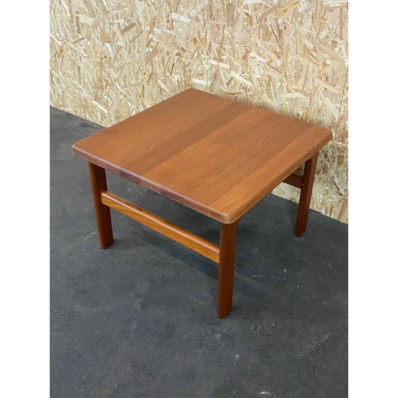 Table basse vintage en teck par Niels Bach, Danemark 1960