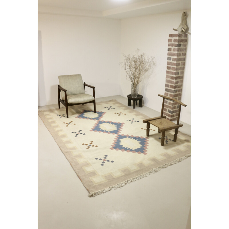 Tapis vintage en laine, 1970-1980