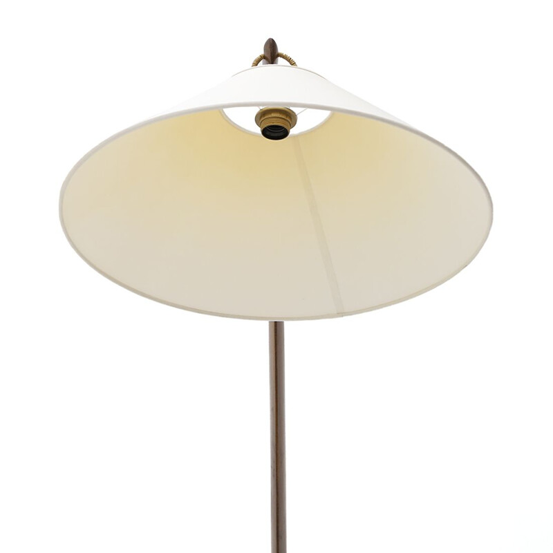 Vintage wooden Italian floor lamp, 1940s