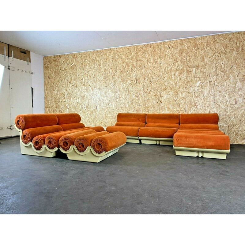 Set da salotto componibile vintage, Italia 1960-1970