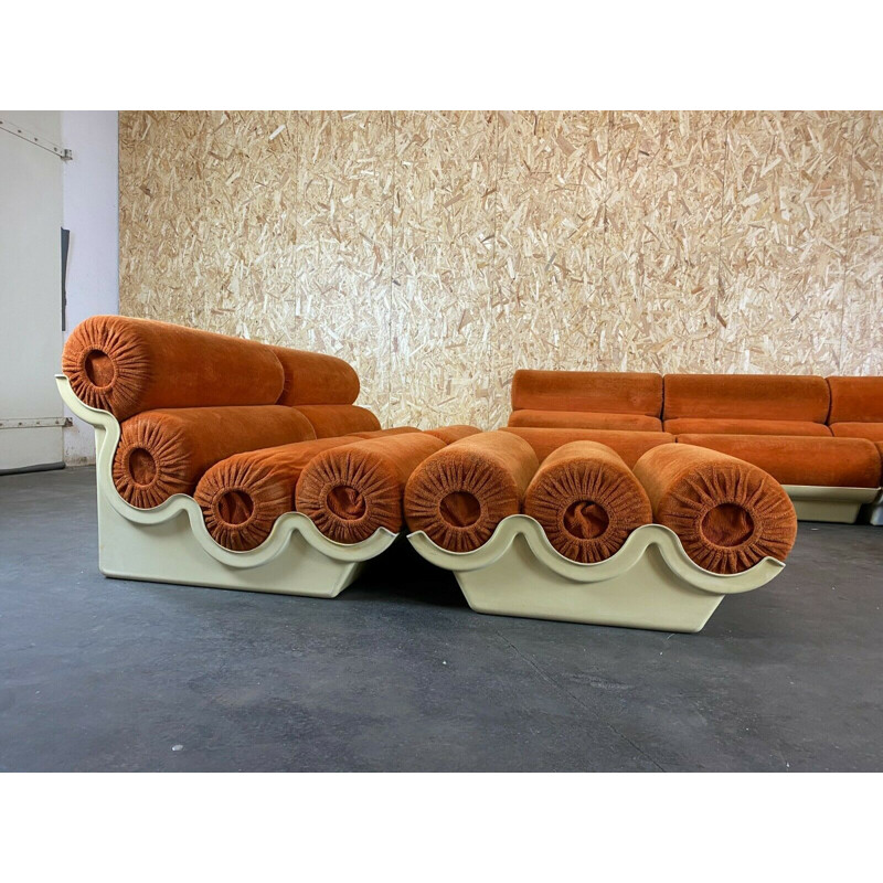 Juego de salón modular vintage, Italia 1960-1970