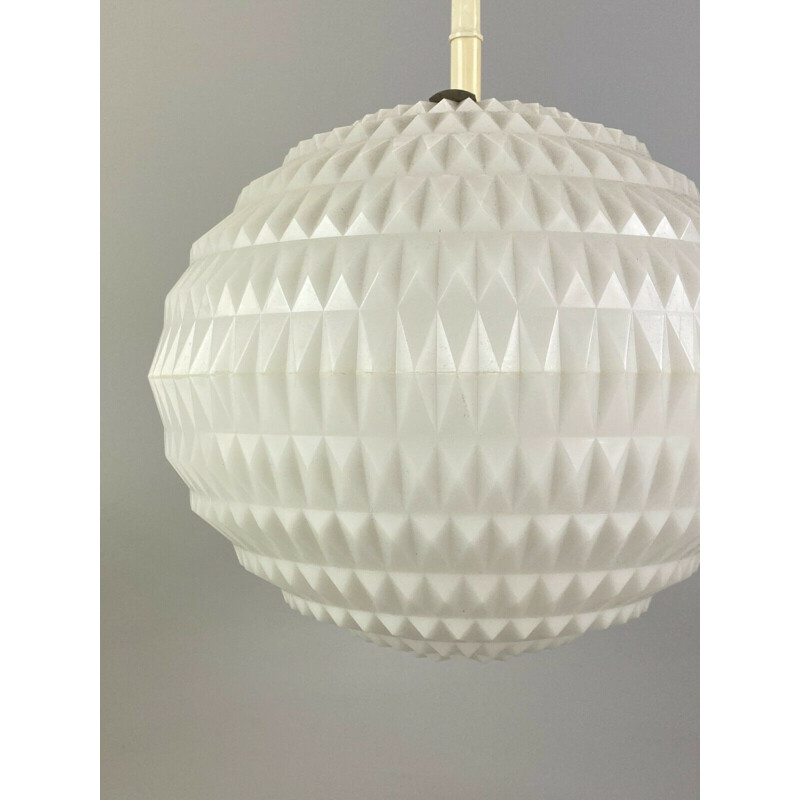 Vintage plastic hanglamp van Erco, 1960-1970