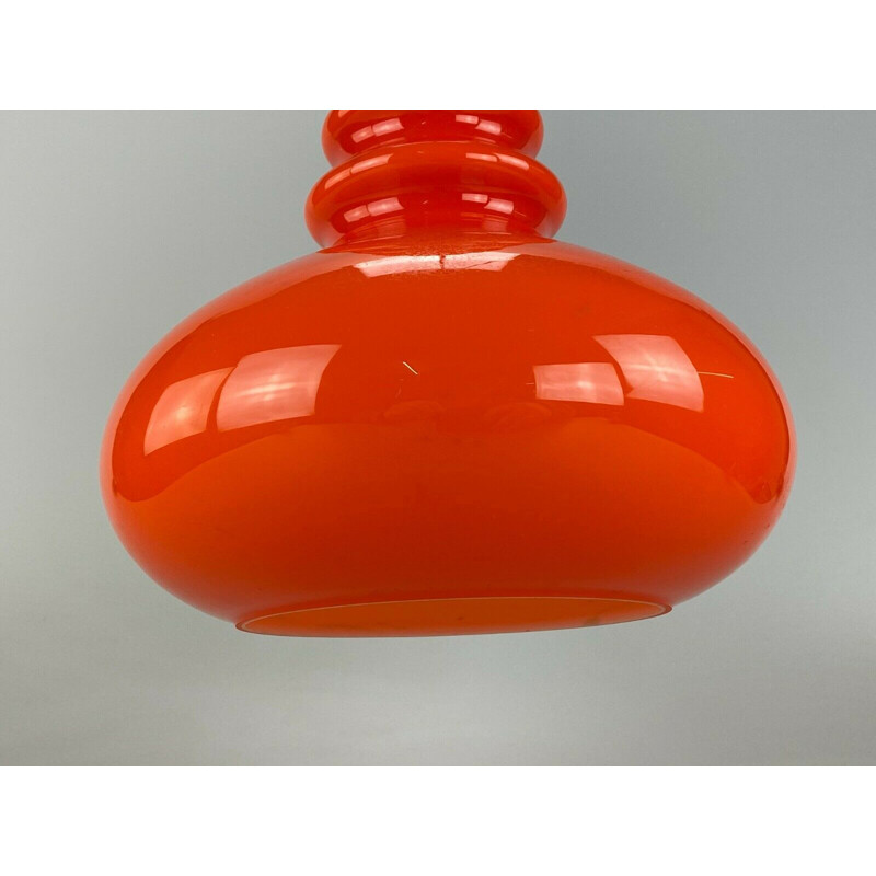 Vintage glass pendant lamp by Peill & Putzler, 1960s-1970s