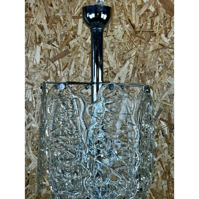 Vintage Murano glass "Ragnatela" chandelier by Av Mazzega, 1960s-1970s