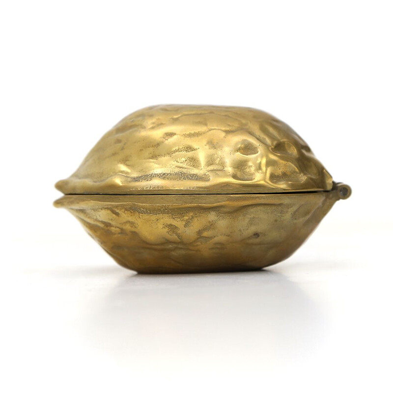 Vintage brass Italian ashtray, 1970s