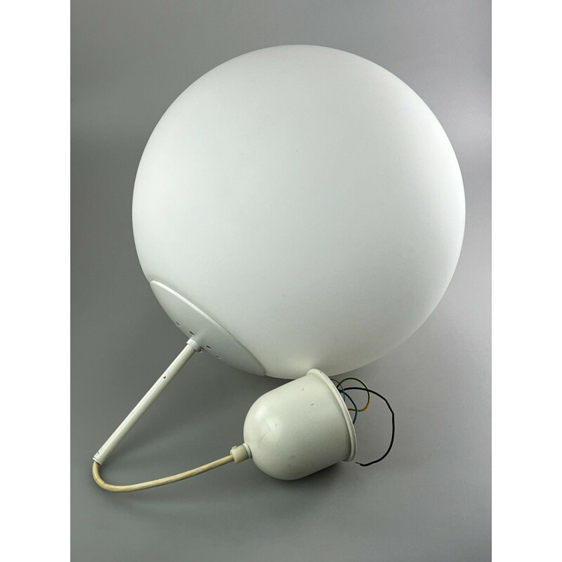 Vintage spherical suspension lamp by Glashütte Limburg, 1960