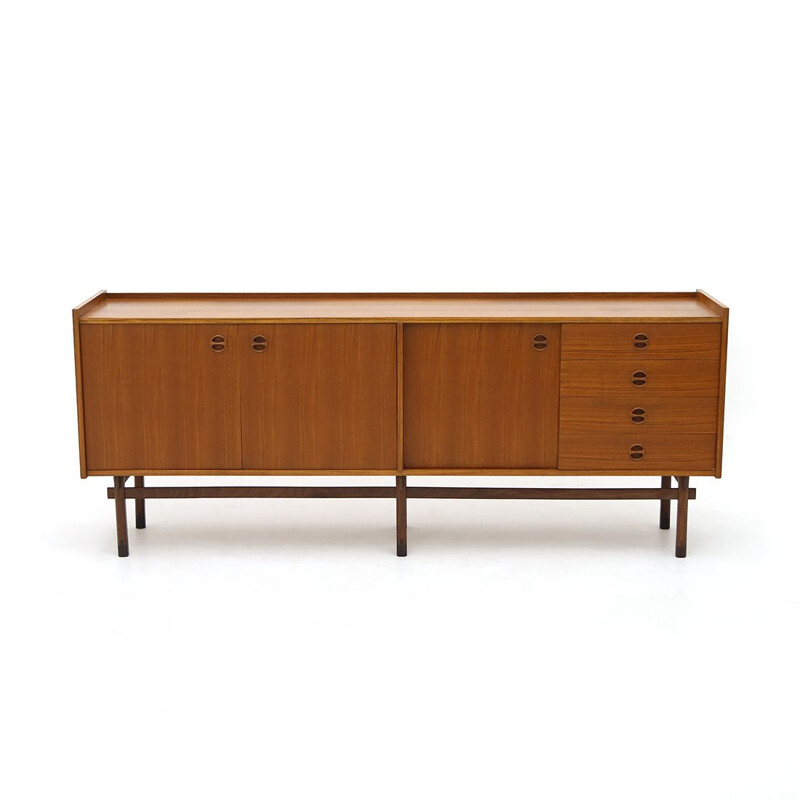 Vintage teak Italian sideboard, 1950s