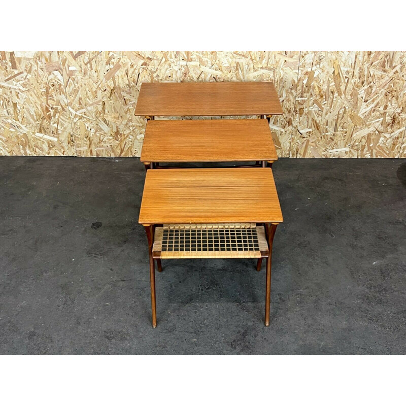 Vintage Danish teak nesting tables, 1960-1970