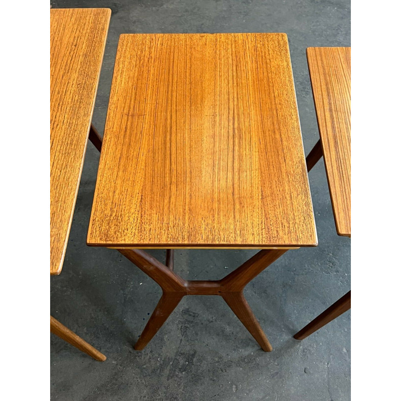 Tavolini vintage in teak danese, 1960-1970