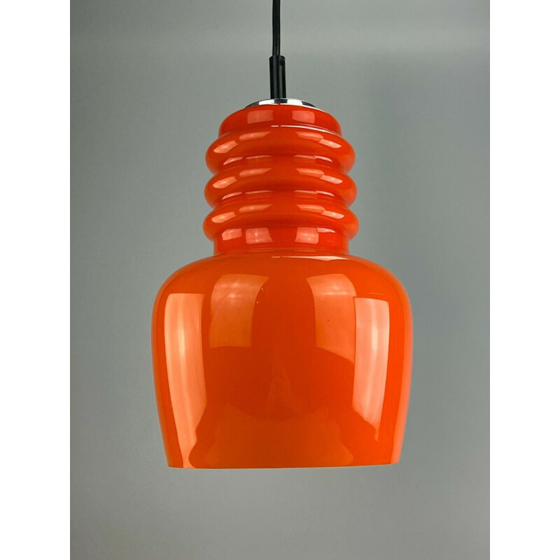 Vintage glass pendant lamp by Peill & Putzler, 1960s-1970s