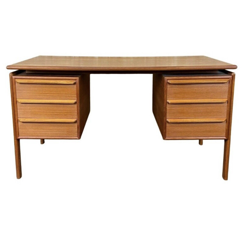 Vintage teak desk by Gv Gaasvig for Gv Møbler, 1960