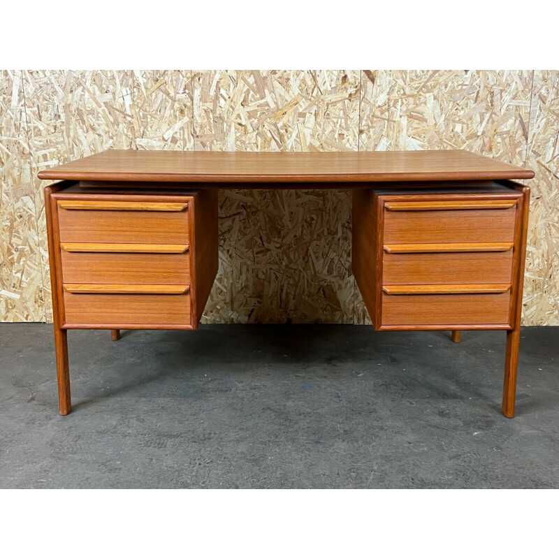 Vintage teakhouten bureau van Gv Gaasvig voor Gv Møbler, 1960