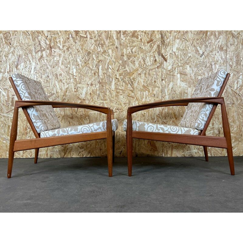 Pair of vintage armchairs by Kai Kristiansen for Magnus Olesen, 1960