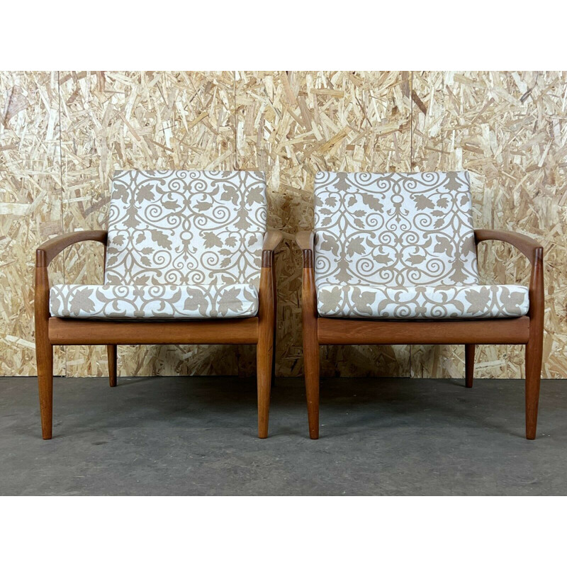 Pareja de sillones vintage de Kai Kristiansen para Magnus Olesen, 1960