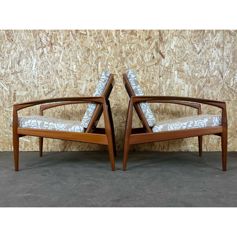 Pair of vintage armchairs by Kai Kristiansen for Magnus Olesen, 1960