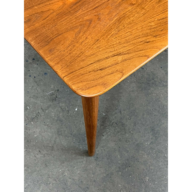 Vintage teak coffee table by Peter Hvidt and Orla Mølgaard-Nielsen for France et Søn, 1960