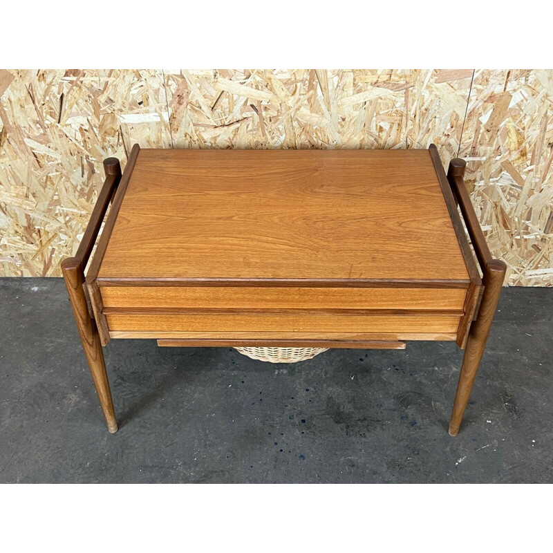 Vintage teak sewing box, 1960