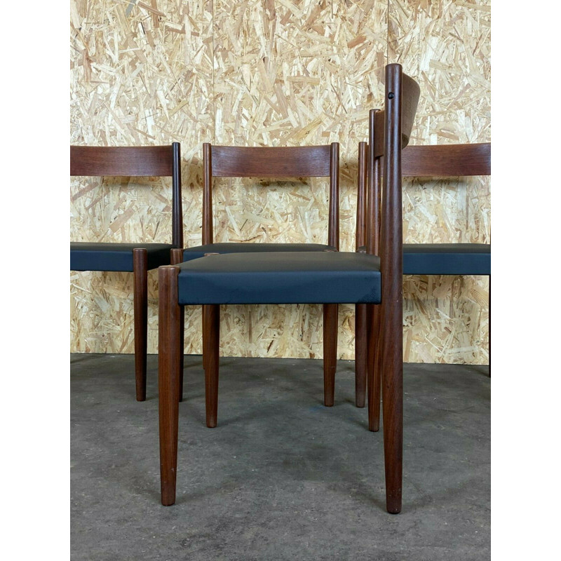 Set van 4 vintage teakhouten stoelen van Poul M. Volther voor Frem Røjle, 1970