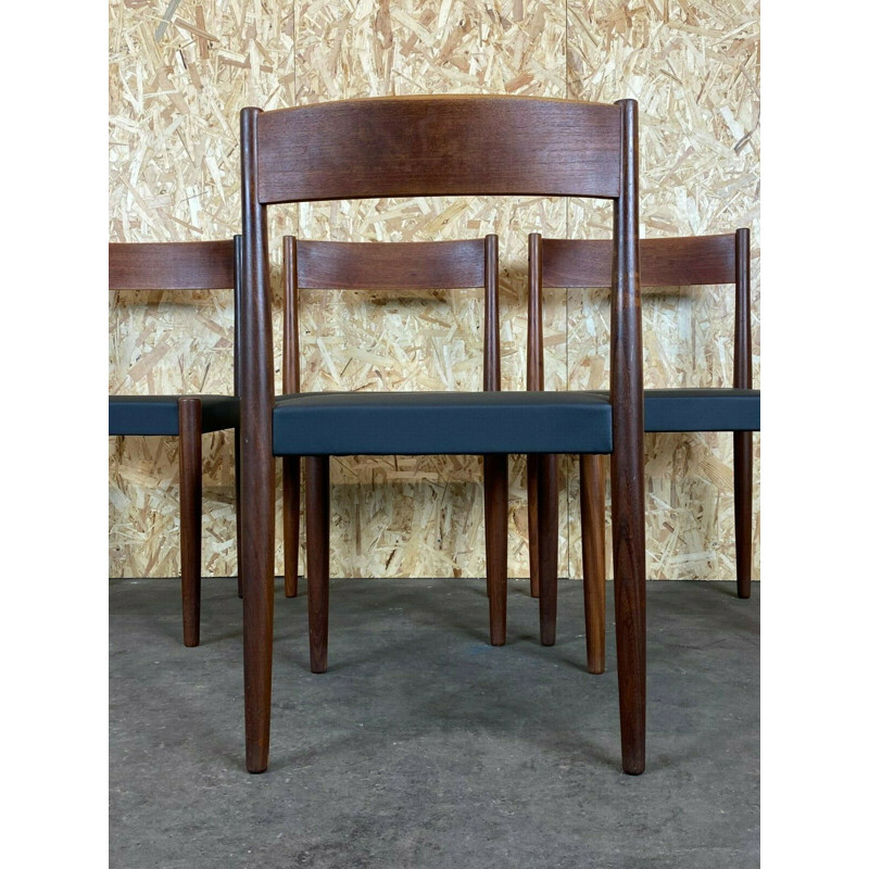 Ensemble de 4 chaises vintage en teck par Poul M. Volther pour Frem Røjle, 1970