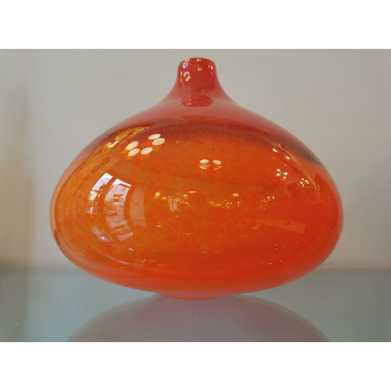 Vintage blown glass vase