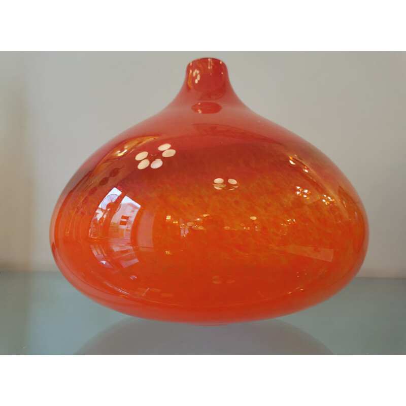 Vintage blown glass vase