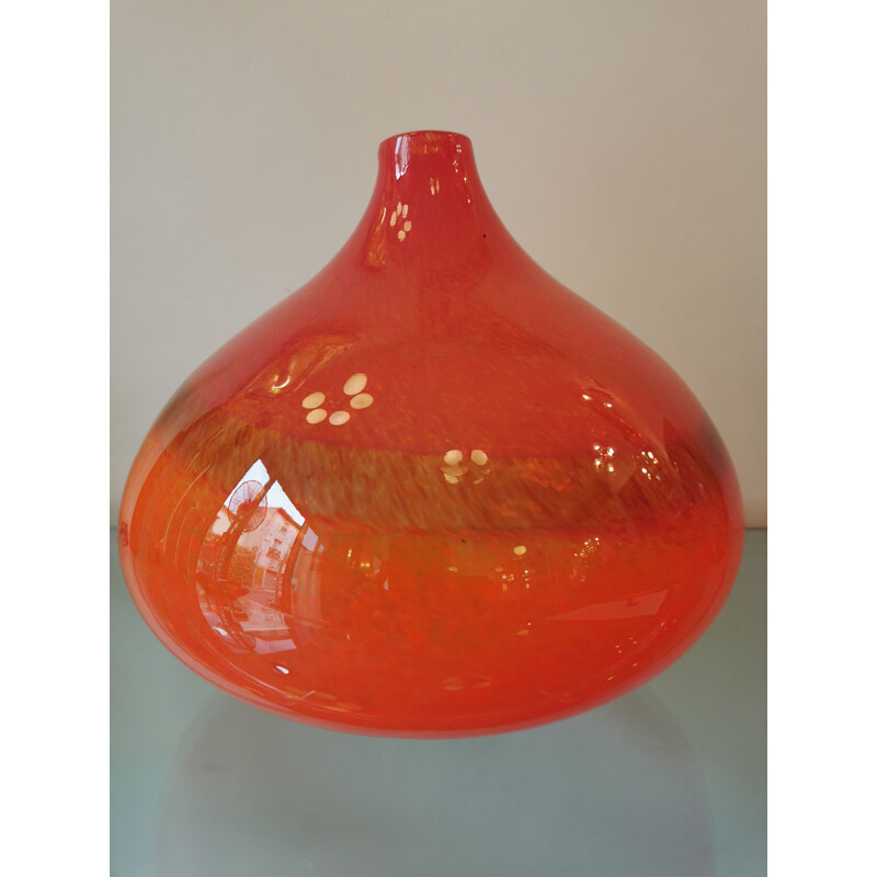 Vintage blown glass vase