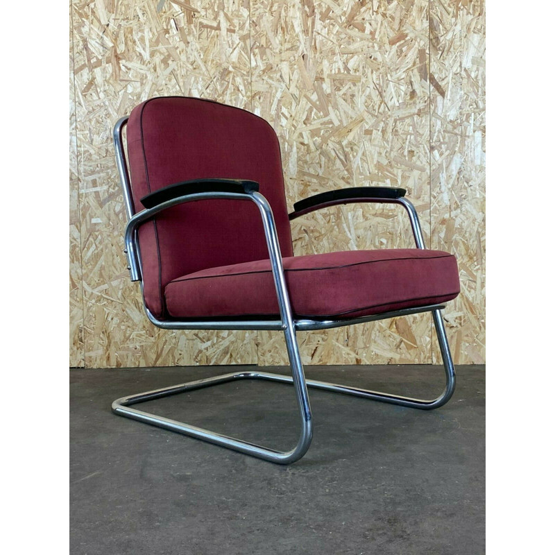 Fauteuil cantilever vintage Bauhaus Mauser, 1940-1950