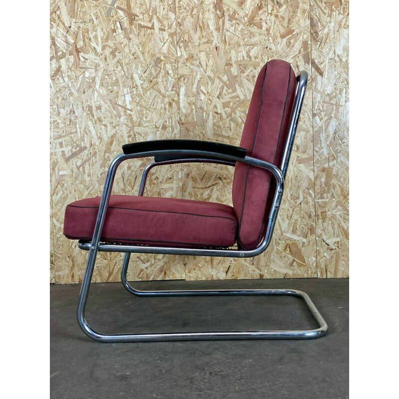 Fauteuil cantilever vintage Bauhaus Mauser, 1940-1950