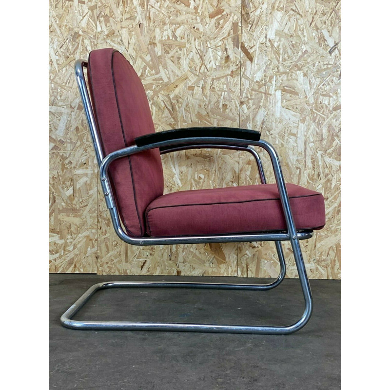 Vintage Bauhaus Mauser cantilever armchair, 1940-1950s
