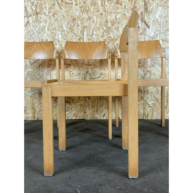 Vintage wooden chairs by Schlapp, 1970-1980s