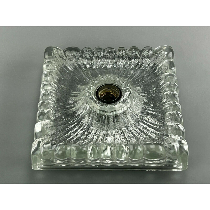 Aplique de cristal vintage de Hustadt, 1960-1970