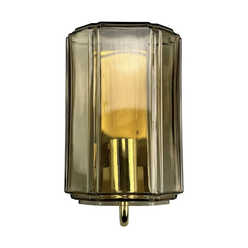Vintage wandlamp van Glashütte Limburg, 1960