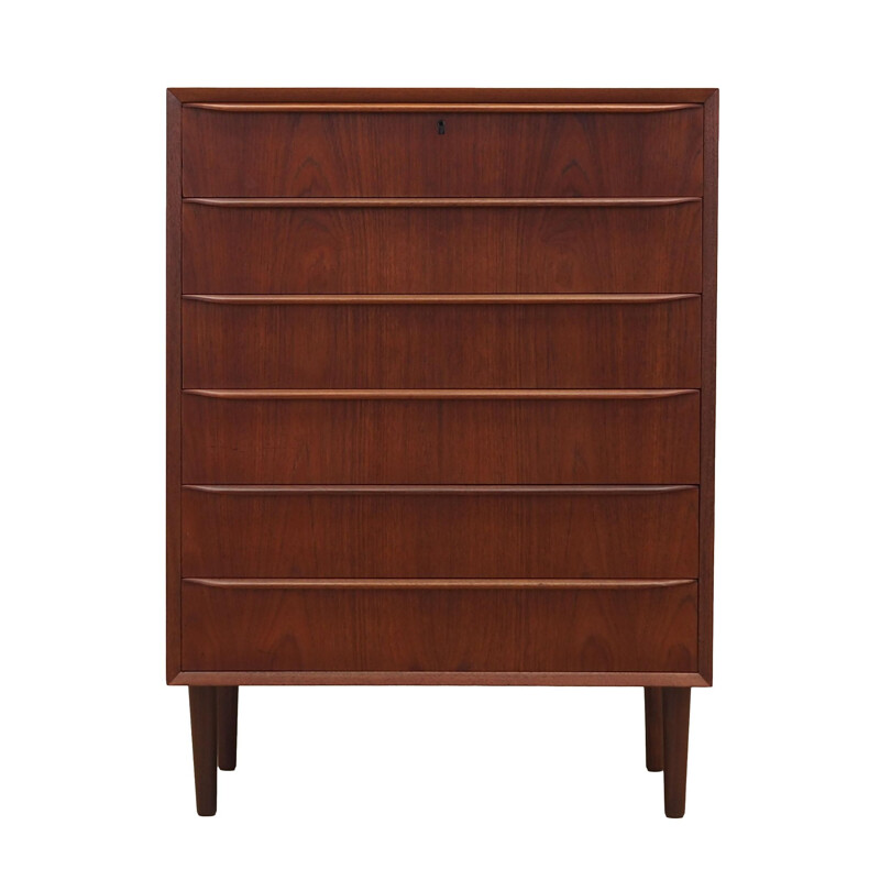 Teak vintage chest of drawers, Denmark 1970s